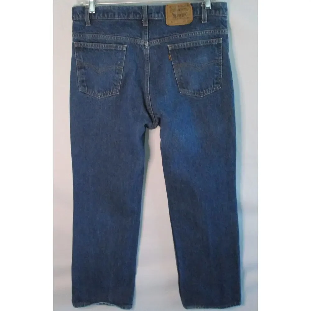 Levi's Men's 517 Dark Wash Straight Leg Blue Jeans Size 38 X 30